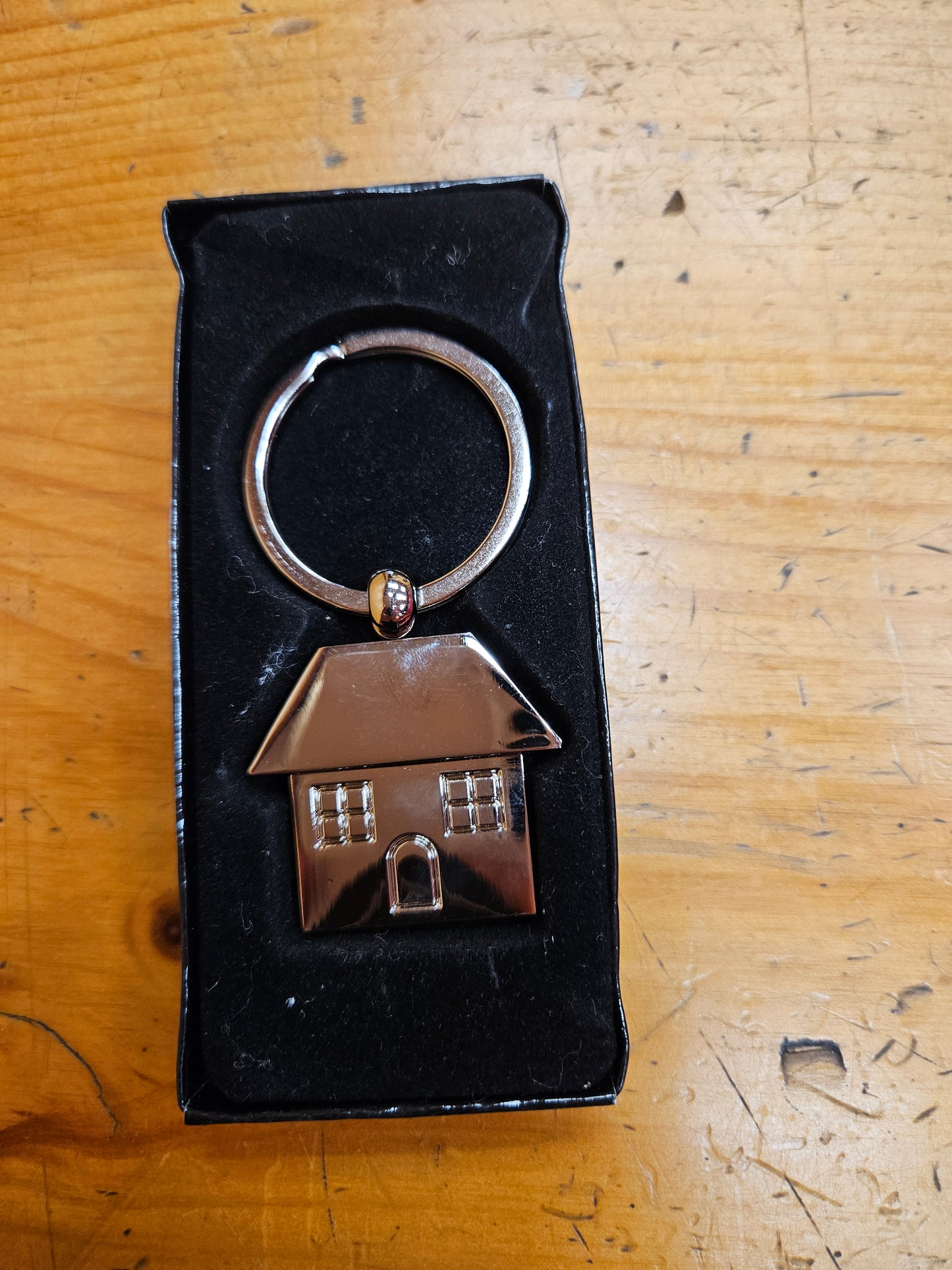 Chrome House Keychain-KW4720