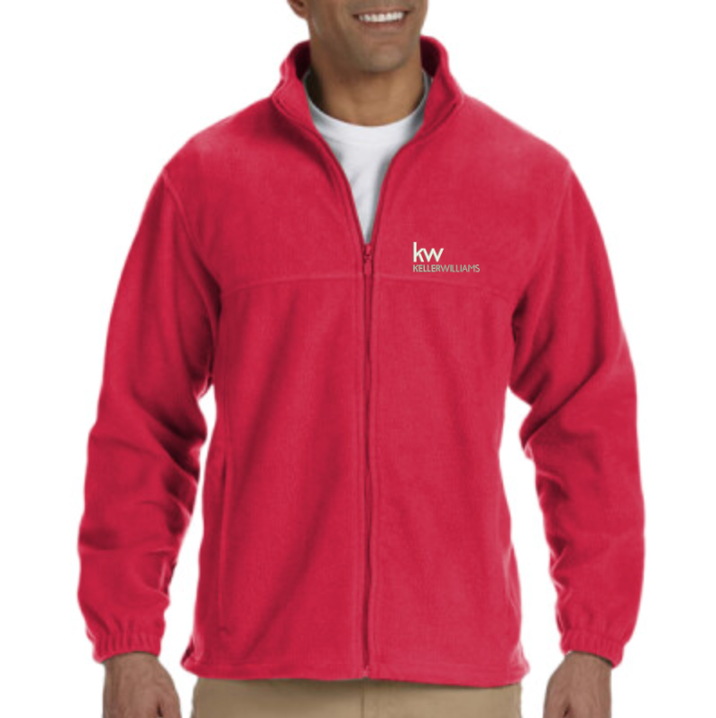 Harriton 8 oz Full-Zip Fleece-M990