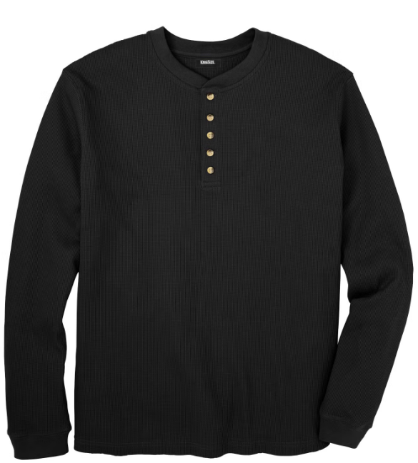 Men's Thermal Henley - KW8456