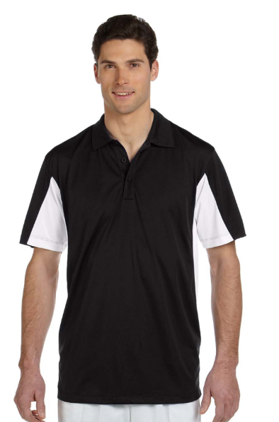 Mens Side Block Polo - KWM355