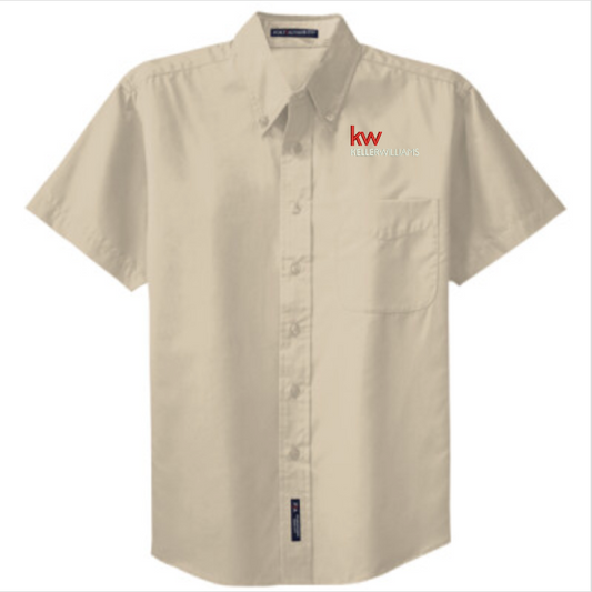 Men’s Shortsleeve Easy-Care Twill