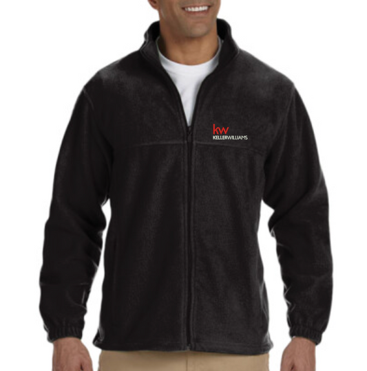 Harriton 8 oz Full-Zip Fleece-M990