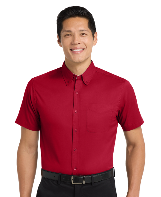 Mens Short Sleeve Twill -KWS508