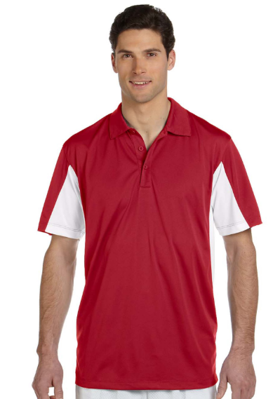 Mens Side Block Polo - KWM355