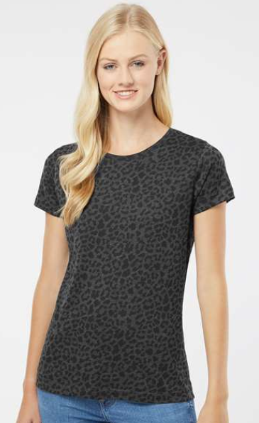 Ladies Leopard Tee - KW3516