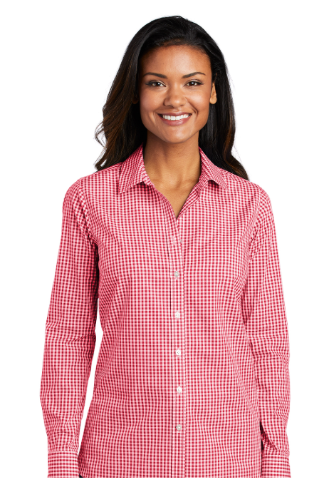Ladies Gingham Shirt - KWLW644