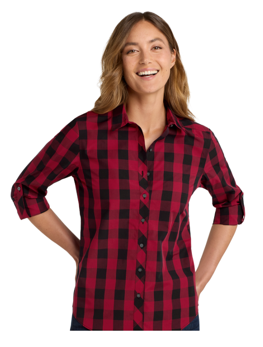 Ladies Everyday Plaid Shirt - KWLW670