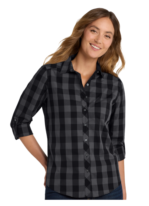 Ladies Everyday Plaid Shirt - KWLW670