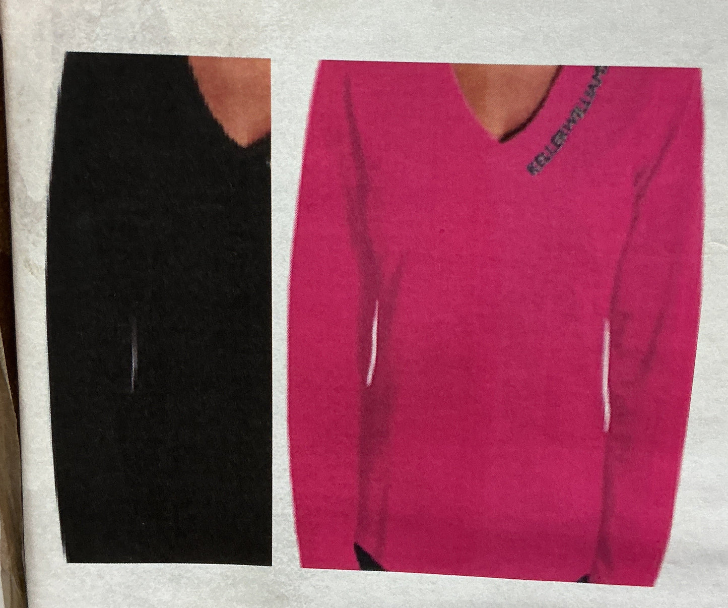 Ladies V-Neck French Terry