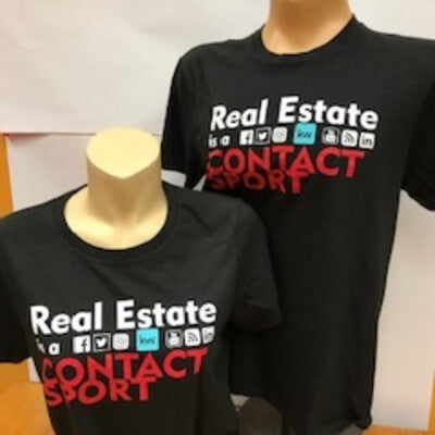 Mens Real Estate is a Contact Sport Tee