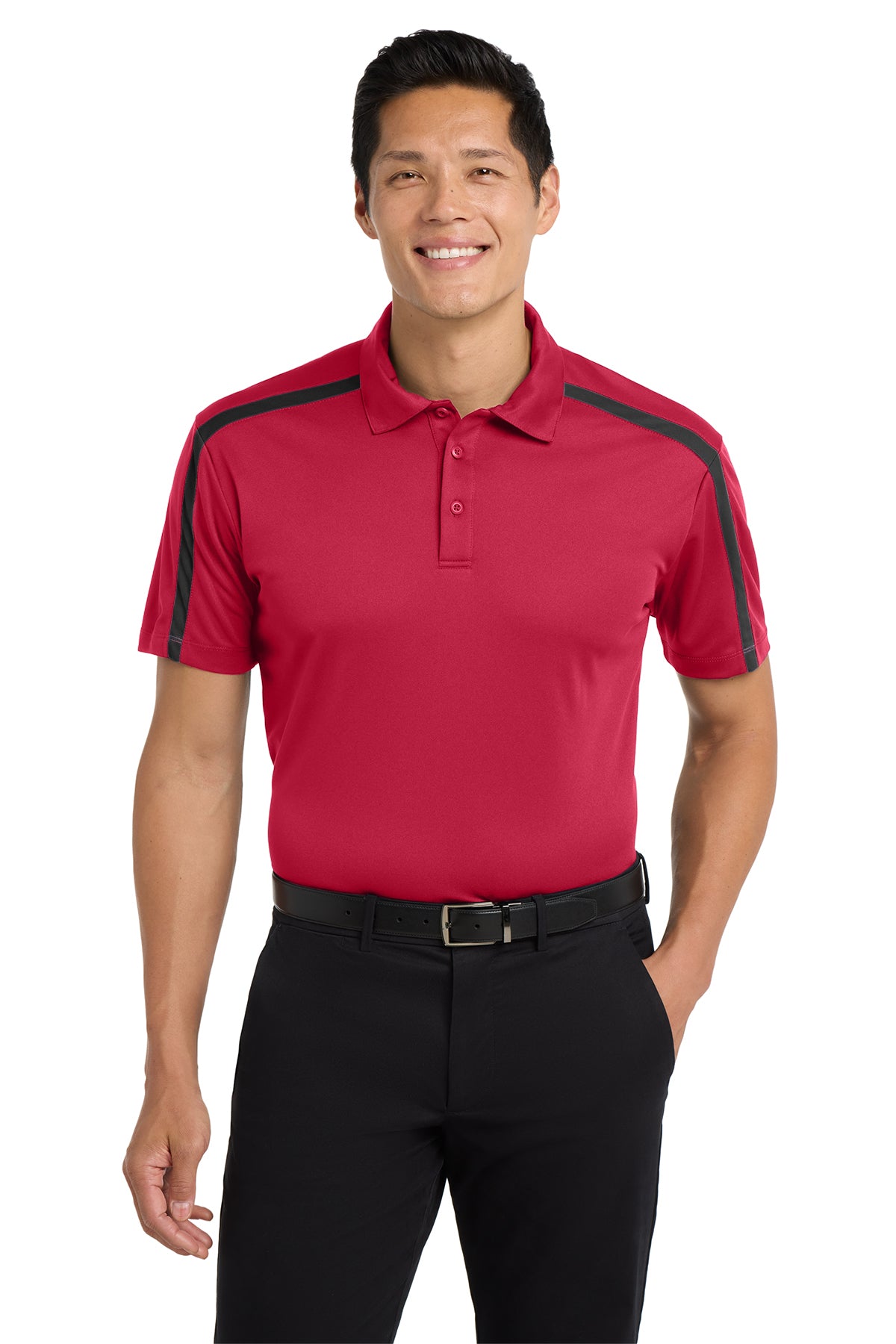 Silk Touch™ Performance Colorblock Stripe Polo- KWK547
