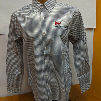 Mens Gingham Shirt - W644